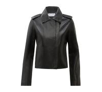Bikerjacke RICANO "Lederjacke Juana", Damen, Gr. XXL, schwarz, Obermaterial: 100% Lammnappaleder LANA. Futter: 100% Polyester PES., normal, Rundhals, Jacken, Handgefertigt aus echtem Leder (17551118-X