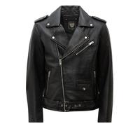 Bikerjacke RICANO "Lederjacke Marco", Herren, Gr. XXL, schwarz, Obermaterial: 100% Lammnappaleder LANA. Futter: 100% Baumwolle CO., figurbetont, V-Ausschnitt, Jacken, Handgefertigt aus echtem Leder (5