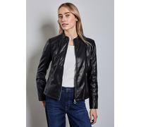 Street One Damen Kurze Leder-Look Jacke