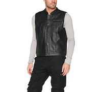 Bikers Gear Motorrad-Weste - Leder - Schwarz SOA Sons of Anarchy Style EU 58 (4XL)