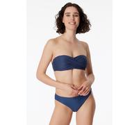 Bikini Bandeau-Top variable Träger blau - Aqua Mix & Match XS