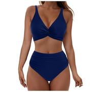 Bikini Damen Set Push Up Badeanzug Sexy High Waist Badeanzüge Bauchweg Bademode Bikini Oberteil Und Bikinihose Zweiteiliger Bikinis Strandmode Badebekleidung Sommer Vacation Beach Swimsuit