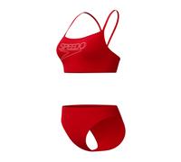 Bikini Damen Speedo End+ Logo Thin Strap Rouge 44