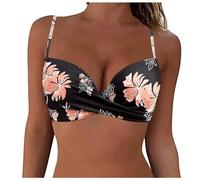 Bikini Damen Von Hinten Einfarbige BadeanzüGe Bademode Damen Mit Shorts Bikini Bandeau GrüN Badebekleidung Bandeau Badeanzug Mit BüGel üBergrößEn Damen Bademode Badeanzug Mit T Shirt Bademode Damen
