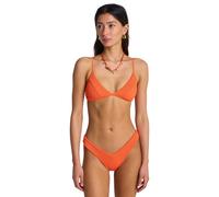 Bikini-Hose BILLABONG "Summer High V Hike", Damen, Gr. M, US-Größen, orange (fusion orange), Obermaterial: 69% Microfaser, 23% Microfaser, 8% Elasthan;, Badehosen Bikini-Hose (61272263-M) fusion orang
