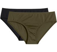 Bikini-Hose BONPRIX, Damen, Gr. 40, N-Gr, dunkeloliv, schwarz, Obermaterial: 80% Polyamid, 20% Elasthan. Futter: 100% Polyester, Basic, Badehosen Bikini-Hose, in vielen Größen verfügbar (26040754-40)