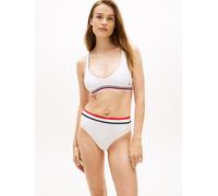 Bikini-Hose "CHEEKY HIGH WAIST", Damen, Gr. L (40), N-Gr, ecru, Obermaterial: 80% Nylon, 20% Elasthan, TOMMY HILFIGER SWIMWEAR, Badehosen Bikini-Hose (69818223-L) ecru