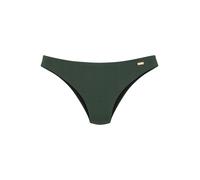 Bikini-Hose COPENHAGEN STUDIOS "Nela", Damen, Gr. 44, N-Gr, grün (dunkelgrün), Rippware, Recycling-Polyamid, strukturiert, unifarben, Badehosen Bikini-Hose, in knapper Schnittform (40156813-44) dunkel