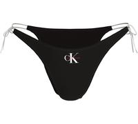 Bikini-Hose, Damen, Gr. S (36), N-Gr, schwarz, Jersey, Elasthan, CALVIN KLEIN SWIMWEAR, unifarben, Badehosen Bikini-Hose, Körpernahe Passform mit Kordeln (15415664-S) schwarz
