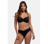 Bikini-Hose DORINA "Fiji", Damen, Gr. M, N-Gr, schwarz, Obermaterial: 67% Polyester, 19% Elasthan, 14% Polyamid, unifarben, Badehosen Bikini-Hose, Im klassischen Hipster-Schnitt (89440748-M) schwarz