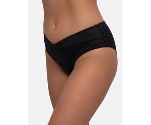 Bikini-Hose DORINA "Fiji", Damen, Gr. XS, N-Gr, schwarz, Obermaterial: 67% Polyester, 19% Elasthan, 14% Polyamid, unifarben, Badehosen Bikini-Hose, Im klassischen Hipster-Schnitt (89440748-XS) schwarz