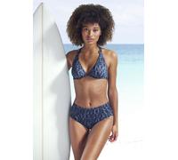 Bikini-Hose ELBSAND "Letra", Damen, Gr. 40, N-Gr, schwarz, Recycling-Polyamid, bedruckt, Badehosen Bikini-Hose, mit tollem Wording (76228325-40) schwarz