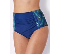 Bikini-Hose FEEL GOOD, Damen, Gr. 44, Normalgrößen, bunt (royalblau, blaugrün, bedruckt), Elasthan, Polyamid, Badehosen Bikini-Hose (34583959-44) royalblau, blaugrün, bedruckt