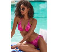 Bikini-Hose JETTE "Floretta", Damen, Gr. 38, N-Gr, lila (beere bedruckt), Recycling-Polyamid, bedruckt, Badehosen, in Ton in Ton-Harmonie (69448447-38) beere bedruckt
