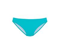Bikini-Hose LASCANA ACTIVE "Janni", Damen, Gr. 38, N-Gr, blau (türkis), Recycling-Polyamid, unifarben, Badehosen Bikini-Hose, im klassischen Schnitt (25447454-38) türkis