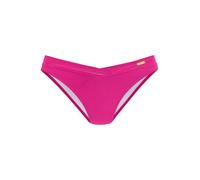 Bikini-Hose LASCANA "Italy", Damen, Gr. 32, N-Gr, pink, Microfaser, Microfaser, Polyamid, unifarben, Badehosen Bikini-Hose, mit hohem Beinausschnitt (23203034-32) pink