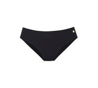 Bikini-Hose LASCANA "Salsa", Damen, Gr. 40, N-Gr, schwarz, Microfaser, Recycling-Polyamid, unifarben, Badehosen Bikini-Hose, mit normalem Schnitt (13159422-40) schwarz