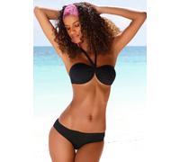 Bikini-Hose LASCANA "Woman", Damen, Gr. 36, N-Gr, schwarz, Microfaser, Polyamid, unifarben, Badehosen Bikini-Hose, im klassischem Design (540185-36) schwarz