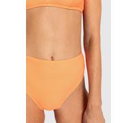 Bikini-Hose LSCN BY LASCANA "Gina", Damen, Gr. 34, N-Gr, orange (neonorange), Recycling-Polyamid, unifarben, Badehosen Bikini-Hose, mit hohem Beinausschnitt (86098859-34)