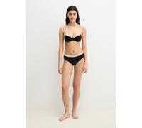 Bikini-Hose MARC O'POLO "Contrast Color Binding", Damen, Gr. M (40), N-Gr, schwarz, Obermaterial: 84% Polyamid, 16% Elasthan, Badehosen Bikini-Hose (73823512-M) schwarz