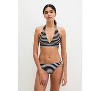 Bikini-Hose MARC O'POLO "Essentials", Damen, Gr. XL (46), N-Gr, schwarz navy stripe 2, Obermaterial: 84% Polyamid, 16% Elasthan, Badehosen Bikini-Hose, Topseller (43364465-XL)