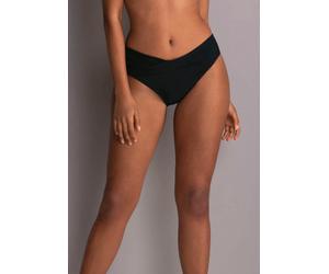 Bikini-Hose ROSA FAIA "Liz", Damen, Gr. 40, N-Gr, schwarz, Microfaser, LYCRA, unifarben, Badehosen Bikini-Hose, überkreuzter Raffblende am Bund, Sichtfutter, Mix & Match, basic (23218724-40) schwarz