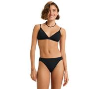 Bikini-Hose ROXY "Beach Classics Bikini", Damen, Gr. M, grau (anthrazit), Obermaterial: 85% Polyester, 15% Elasthan., Badehosen Bikini-Hose (60653907-M) anthrazit