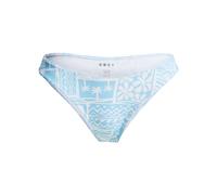 Bikini-Hose ROXY "Flowers Wave Hl Cheeky", Damen, Gr. S, US-Größen, blau (sky blau surfenirs), Obermaterial: 85% Nylon, 15% Elasthan., Badehosen Bikini-Hose (82808858-S) sky blau surfenirs