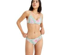 Bikini-Hose ROXY "Hibiscus Island", Damen, Gr. L, bunt (basil kartofeel swim), Obermaterial: 85% Polyester, 15% Elasthan., Badehosen Bikini-Hose (13191431-L) basil kartofeel swim