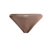 Bikini-Hose ROXY "Lasca", Damen, Gr. S, US-Größen, grau (deep taupe), 78% Nylon, 9% Nylon, 7, 00% Metall, 6, 00% Elasthan, Badehosen (88883952-S) deep taupe