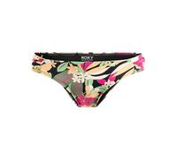 Bikini-Hose ROXY "Printed Beach Classics", Damen, Gr. M, US-Größen, anthrazit palm song s, 87% Nylon, 13% Elasthan, Badehosen Bikini-Hose (70879126-M)
