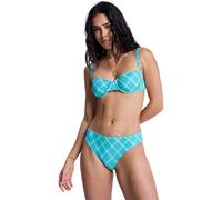 Bikini-Hose ROXY "Printed Essentials", Damen, Gr. S, US-Größen, katydid as if plaid, Obermaterial: 85% Polyester, 15% Elasthan;, Badehosen Bikini-Hose (58679010-S)