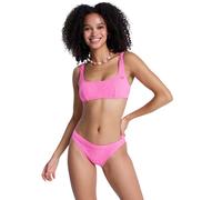 Bikini-Hose ROXY "Roxy Paradise Moderate", Damen, Gr. L, pink (sangria sunset), Obermaterial: 86% Polyester, 14% Elasthan., Badehosen Bikini-Hose (15033259-L) sangria sunset
