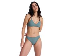 Bikini-Hose ROXY "Solid Essentials", Damen, Gr. L, US-Größen, agave grün, Obermaterial: 85% Polyester, 15% Elasthan;, Badehosen Bikini-Hose (70187157-L) agave grün