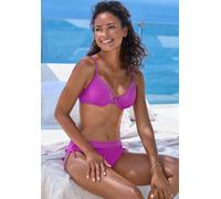 Bikinihose mit seitlicher Raffung 34 pink 6008722.2089.34