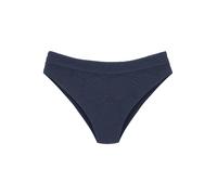 Bikinihose mit Umschlagbund und Muschelstruktur 36 blau 6010810.24.36