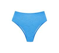 Bikini-Hose S.OLIVER "Olivia", Damen, Gr. 42, N-Gr, blau, Obermaterial: 94% Polyester, 6% Elasthan. Futter: 90% Polyester, 10% Elasthan, Strukturmuster, Badehosen Bikini-Hose, Mit Muschelstruktur (394