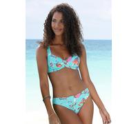 SUNSEEKER Bikini-Hose Damen türkis-bunt Gr.42