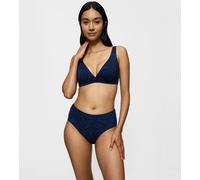 Bikini-Hose TRIUMPH "Flex Smart Summer Maxi pt EX", Damen, Gr. L, N-Gr, blau, Microfaser, Obermaterial: 69% Polyamid, 31% Elasthan, Badehosen Bikini-Hose, Triumph-Logodruck (23521847-L)