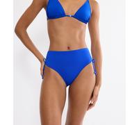 Bikini-Hose TRIUMPH "Mix & Match Summer Midi 05 sd", Damen, Gr. 46, N-Gr, racing blau, Microfaser, Obermaterial: 77% Polyamid, 23% Elasthan, Badehosen Bikini-Hose, verspielt und farbenfroh (57993569-4