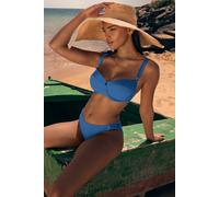Bikini-Hose TRIUMPH "Palina Love by the Sea Tai", Damen, Gr. 46, N-Gr, very blau, Microfaser, Obermaterial: 77% Polyamid, 23% Elasthan, Badehosen Bikini-Hose, Triumph x Palina Rojinski (78422568-46) v