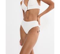Bikini-Hose TRIUMPH "Summer Dune Midi", Damen, Gr. 46, N-Gr, beige, Microfaser, Obermaterial: 83% Polyamid, 17% Elasthan, Badehosen Bikini-Hose, mit Wellenstruktur (64374708-46) beige