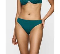 Bikini-Hose TRIUMPH "Summer Mix & Match Tai 02 sd", Damen, Gr. 36, N-Gr, mystic sea, Microfaser, Obermaterial: 84% Polyamid, 16% Elasthan, unifarben, Badehosen Bikini-Hose, verspielt und farbenfroh (2