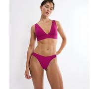 Bikini-Hose TRIUMPH "Summer Sunset Brazilian 01", Damen, Gr. 40, N-Gr, pink (raspberry juice), Glitzergarne;Microfaser, Obermaterial: 70% Polyamid, 16% metallisierte Fasern, 14% Elasthan, Badehosen Bi