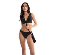 Bikini-Hose TRIUMPH "Summer Sunset Brazilian 01", Damen, Gr. 44, N-Gr, schwarz, Glitzergarne;Microfaser, Obermaterial: 70% Polyamid, 16% metallisierte Fasern, 14% Elasthan, Badehosen Bikini-Hose, weic