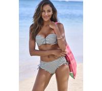 VENICE BEACH Bikini-Hose Damen oliv gestreift Gr.38