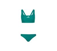 3-Streifen V-Back Bikini Equipment Green / Clear Mint 38