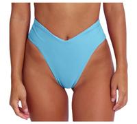 Bikinihose Schwarz Damen, Bademode Triangel Badehose Sexy Bikinislip High Waist Bikini Hose Slip Sommer Bikinihosen Große Größen Strand Tangas Einfarbig Badeanzug Unterteil Badeshorts Schwimmhose