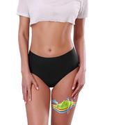 Bikinihosen für Damen Perioden Bikini Hose Menstruations Badeanzug High Waist Perioden Bikinihose Mädchen Basic Slip Bikinihose Schwarz Damen Period Badeshorts Perioden Bademode zum Schwimmen