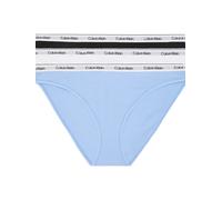 Bikinislip "3 PACK BIKINI (LOW-RISE)", Damen, Gr. L (40), 3 Stk., schwarz-weiß (schwarz, weiß, frozen fjiord), Jersey, Obermaterial: 90% Baumwolle, 10% Elasthan, CALVIN KLEIN UNDERWEAR, körpernah, Unt